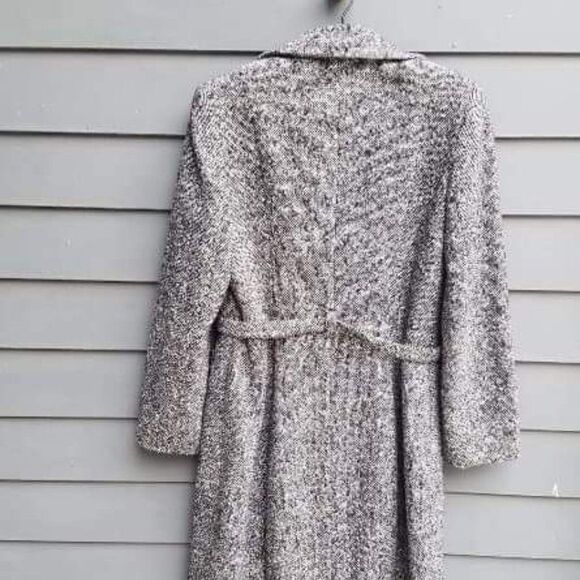 Kenneth Cole Brown Tweed Coat - Wool Blend -  Read size info - Picture 6 of 6